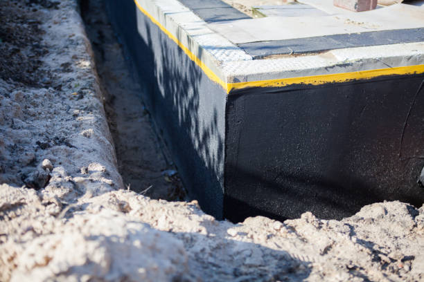 Residential Basement Waterproofing installation at a Junction City, OR home by SJ Waterproofing Pros